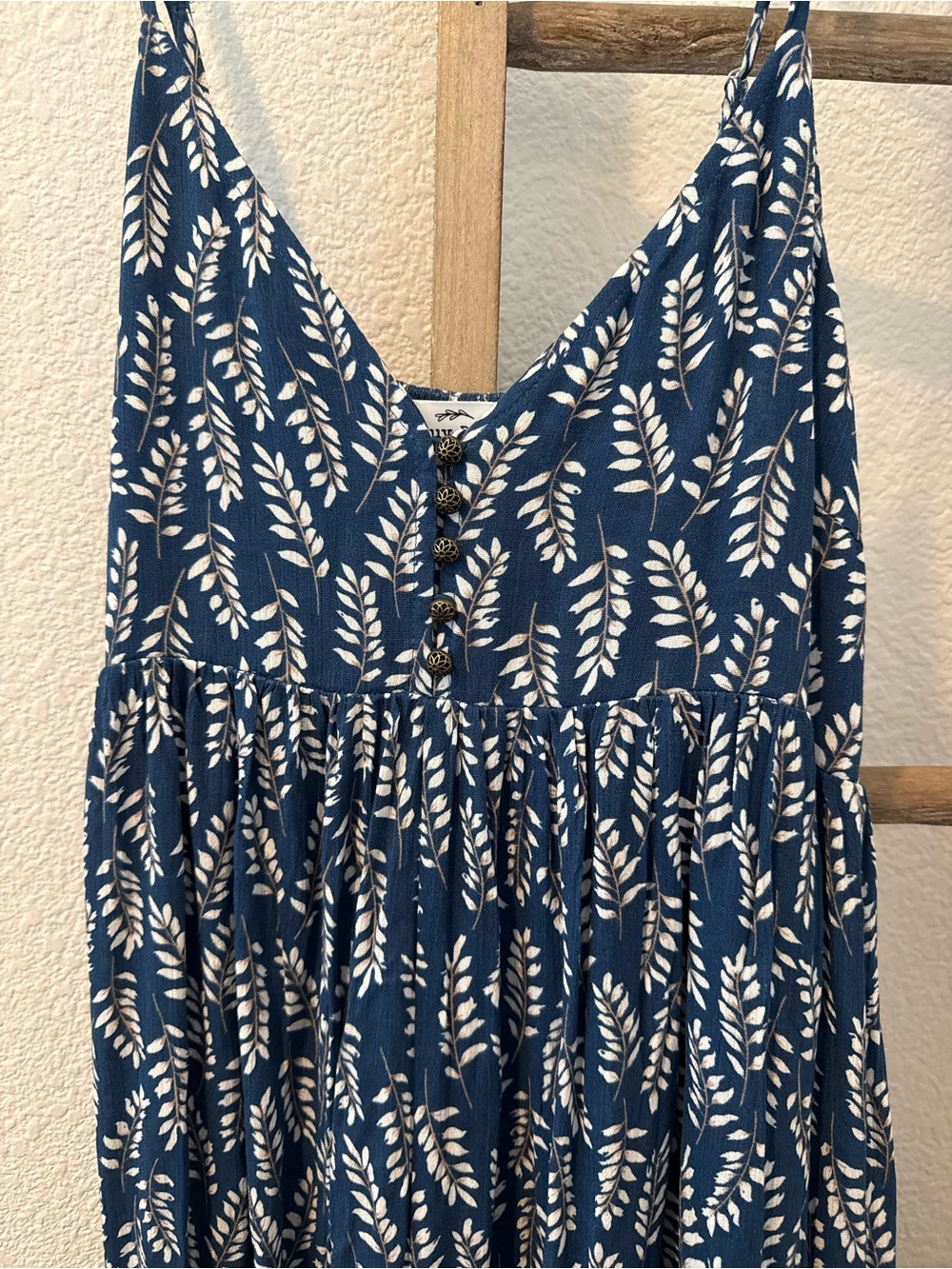 NWT✨ Alluv Place, Women's Navy Blue Printed Jumpsuit
